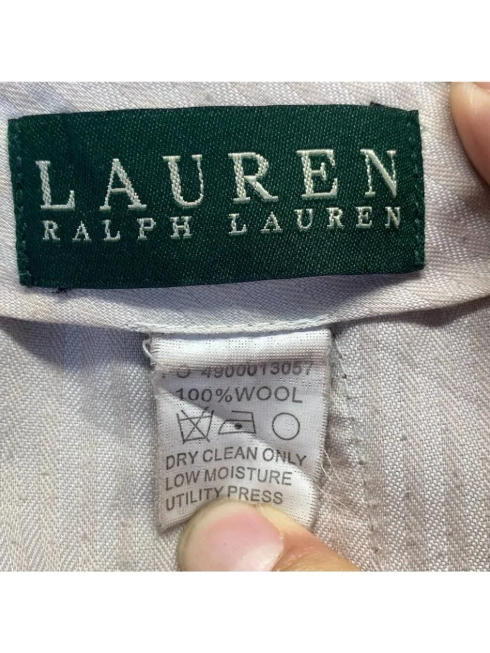 Polo Ralph Lauren  Pant  Houndstooth Khaki Pleated Chino Pants Men's Size 34x32